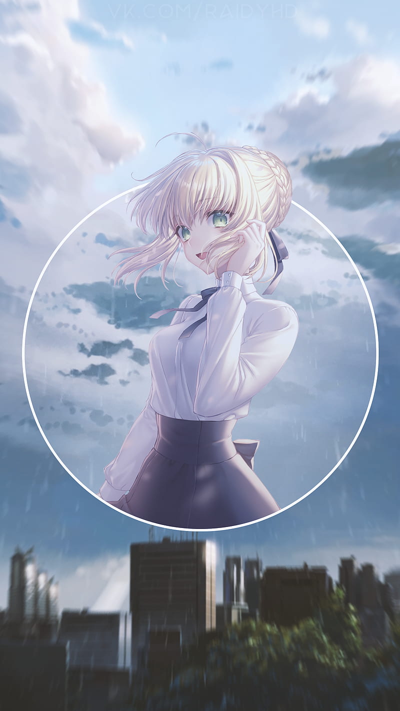 anime girls, anime, -in-, Fate/Grand Order, Saber (Fate/Grand Order), HD phone wallpaper