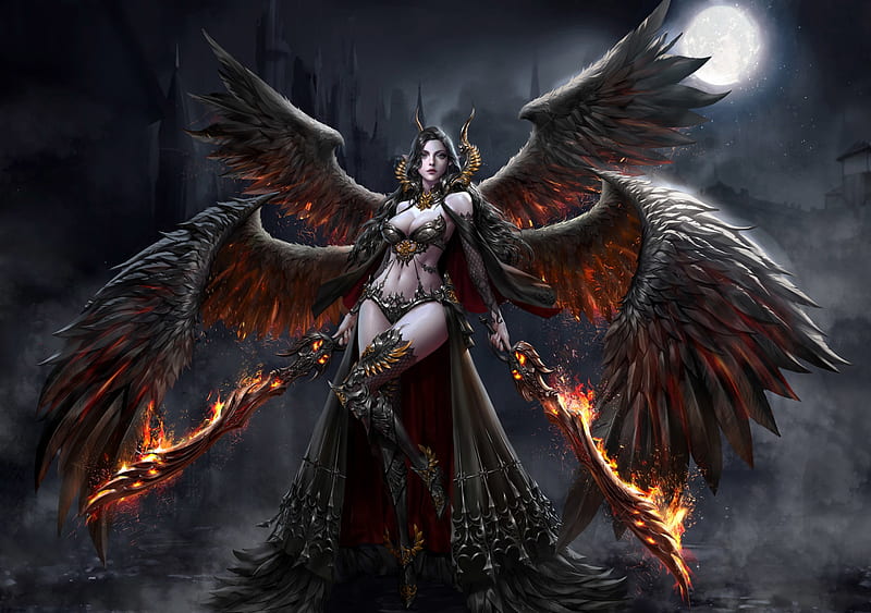 Dark Angel HD Fantasy Girls 4k Wallpapers Images Backgrounds Photos  and Pictures