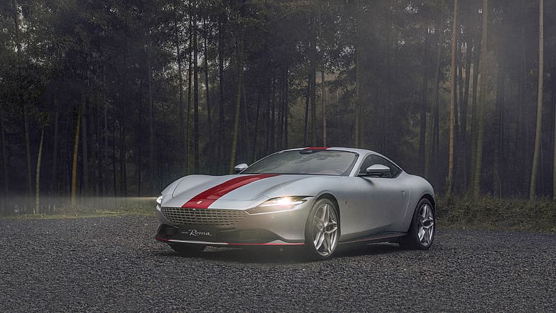 2023 Ferrari Roma Tailor Made China, Coupe, Turbo, V8, car, HD wallpaper