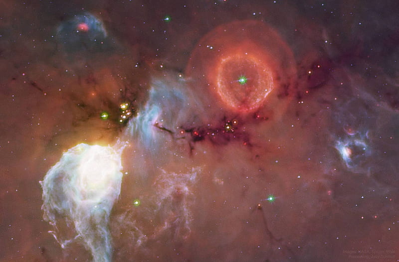 Massive Shell Expelling Star G79.29, stars, cool, space, fun, galaxies, HD wallpaper