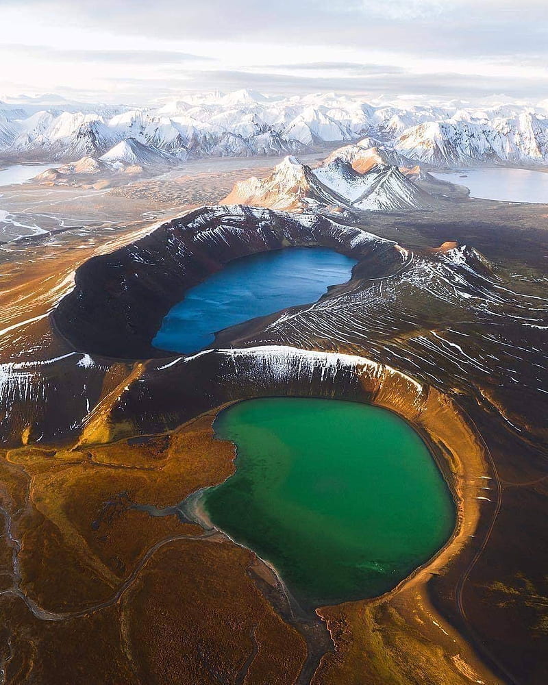 Volcanoes, iceland, water, HD phone wallpaper