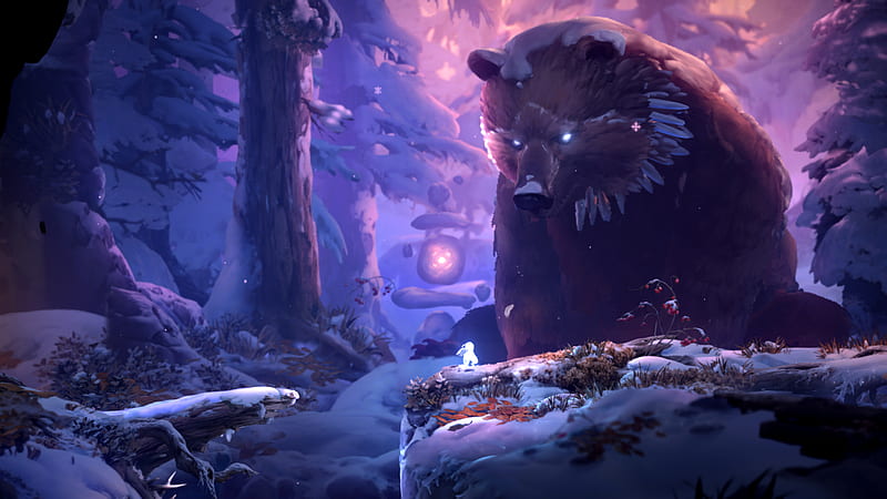 Video Game, Ori and the Will of the Wisps, Animal, Bear, HD wallpaper