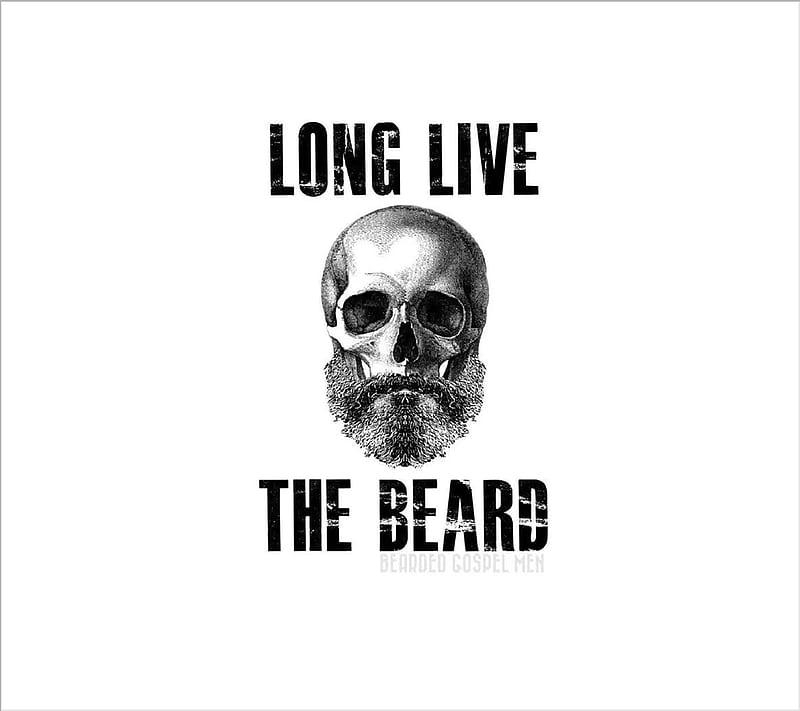 Beard, barbe, crane, hipster, live, skull, HD wallpaper