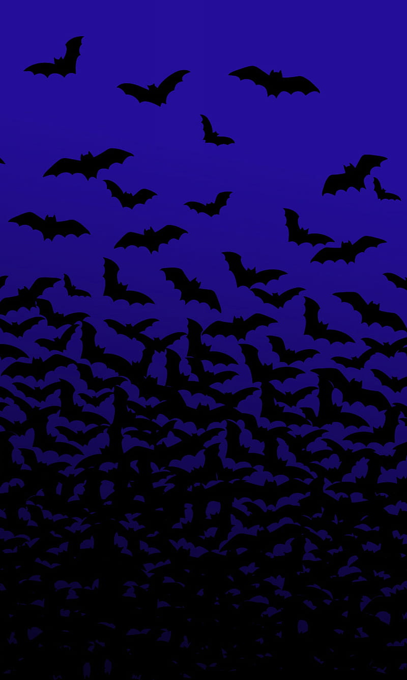 Bats, bat, mammals, night, swarm, HD phone wallpaper