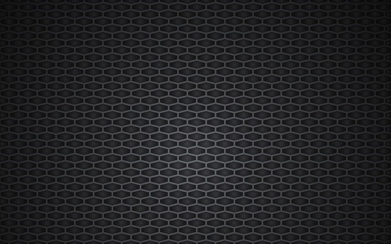 black grid pattern, black grid background, macro, metal grid, creative, metal backgrounds, metal grid background, grid patterns, black backgrounds, HD wallpaper