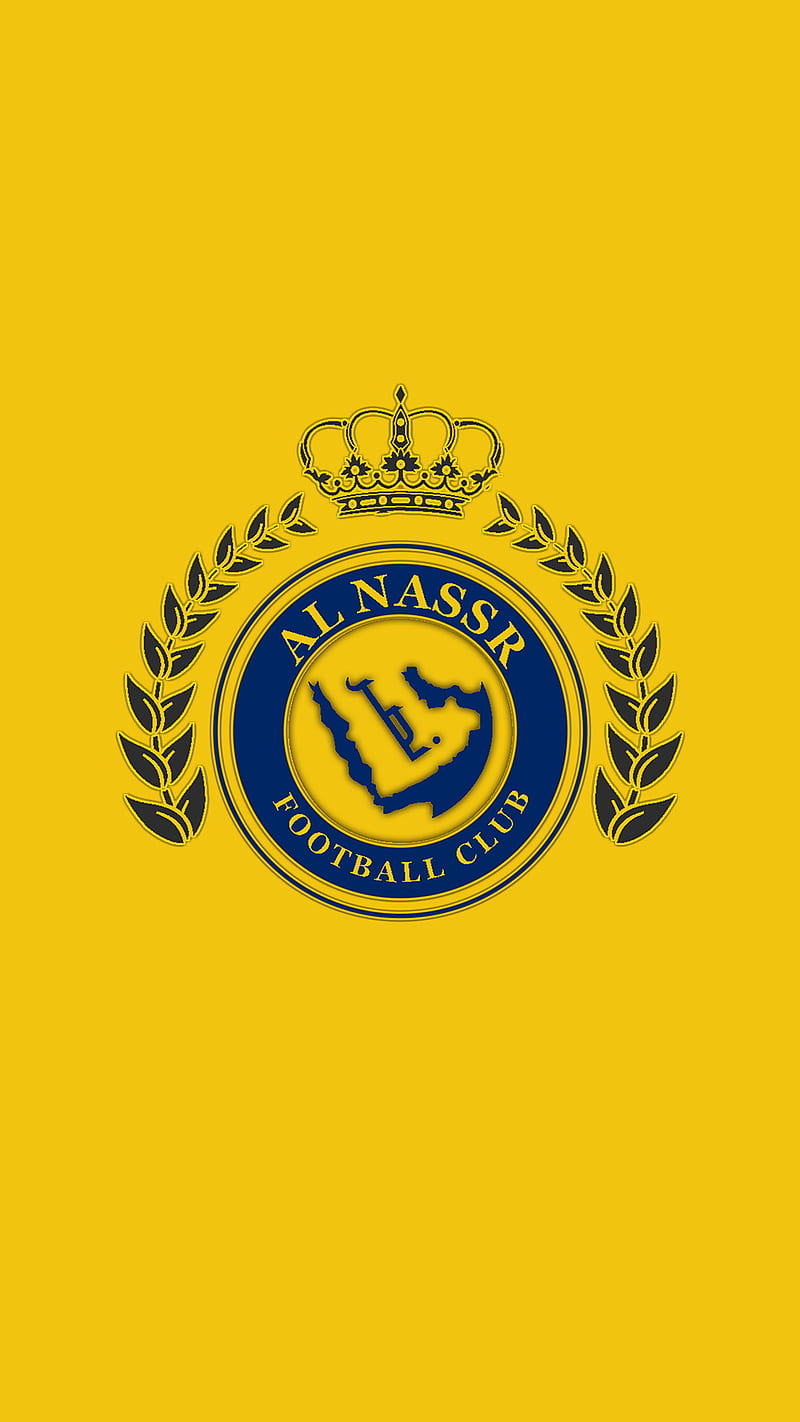 AL NASSR, 2017, arab, blue, club, football, ksa, saudi arabia, yellow, HD phone wallpaper