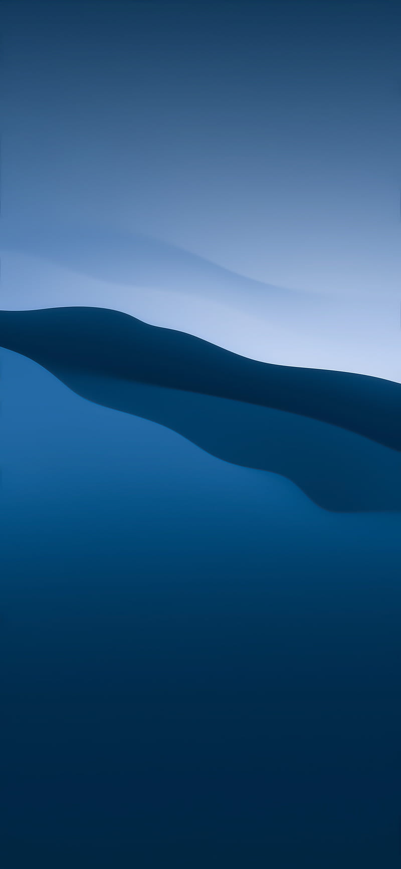 Blue Slate, bonito, blue, clean, mac, minimal, os, surf, HD phone wallpaper