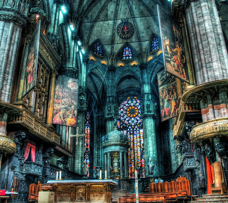 Airy Doom, cathedral, duomo, r, HD wallpaper