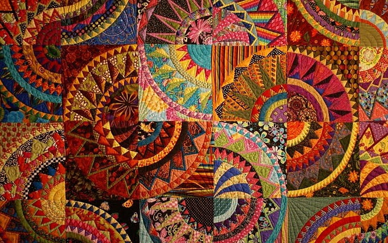 Colorful Needlework, colors, handiwork, abstract, needlework, HD wallpaper