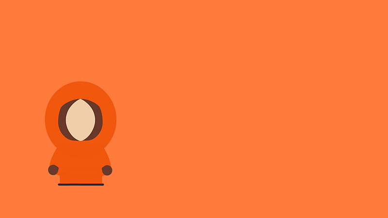 Kenny McCormick South Park Minimalism , south-park, animated-shows, cartoons, tv-shows, artist, HD wallpaper