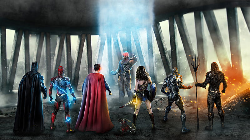 Justice League Vs Darkseid , justice-league, darkseid, superheroes, artwork, artist, behance, HD wallpaper