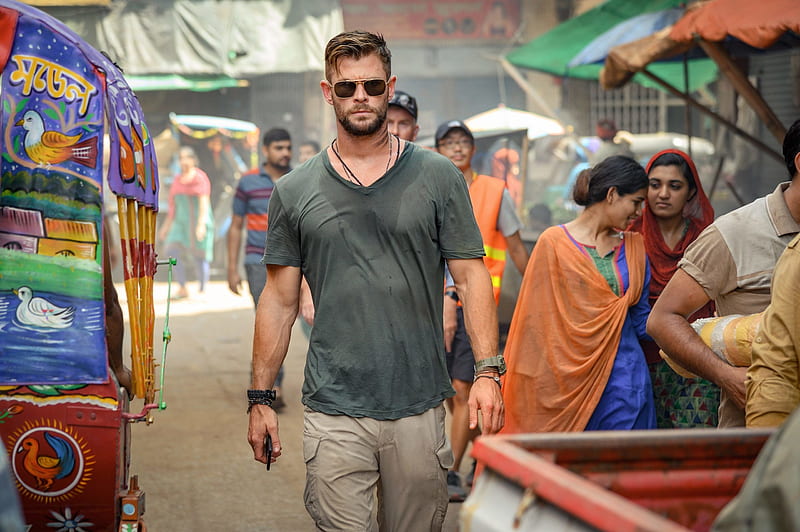 Chris Hemsworth in Extraction, HD wallpaper