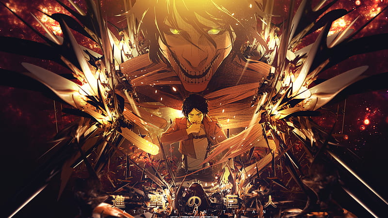 Attack On Titan Titan Eren Wallpapers  Top Free Attack On Titan Titan Eren  Backgrounds  WallpaperAccess