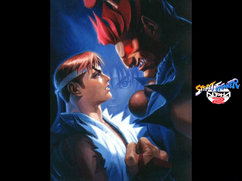 Street fighter alpha ii, street fighter, ryu, akuma, street fighter alpha,  alpha 2, HD wallpaper