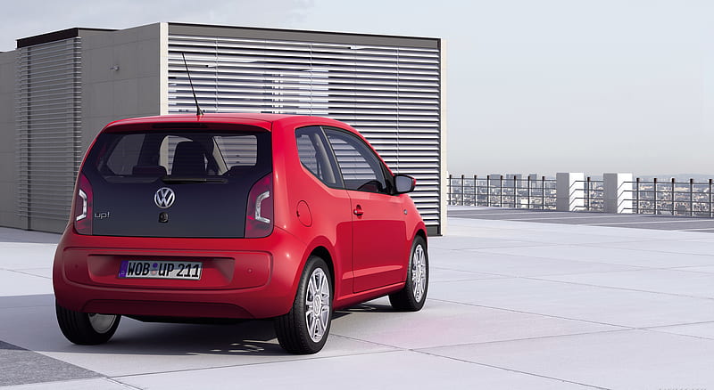 2012 Volkswagen Up! - Rear , car, HD wallpaper