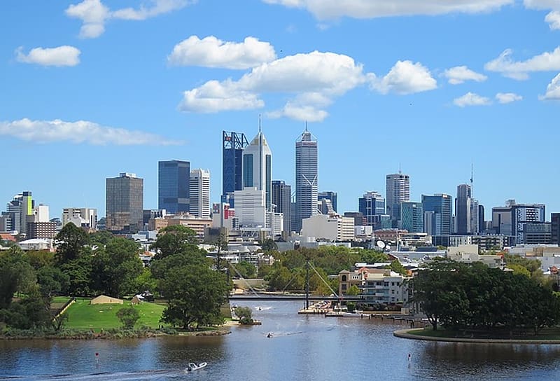 Perth Skyline at night available as Framed Prints, Photos, Wall Art and  Photo Gifts