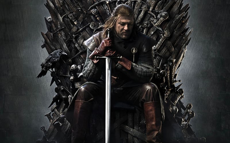 Game Of Thrones, Tv Show, Eddard Stark, Sean Bean, Iron Throne, HD wallpaper