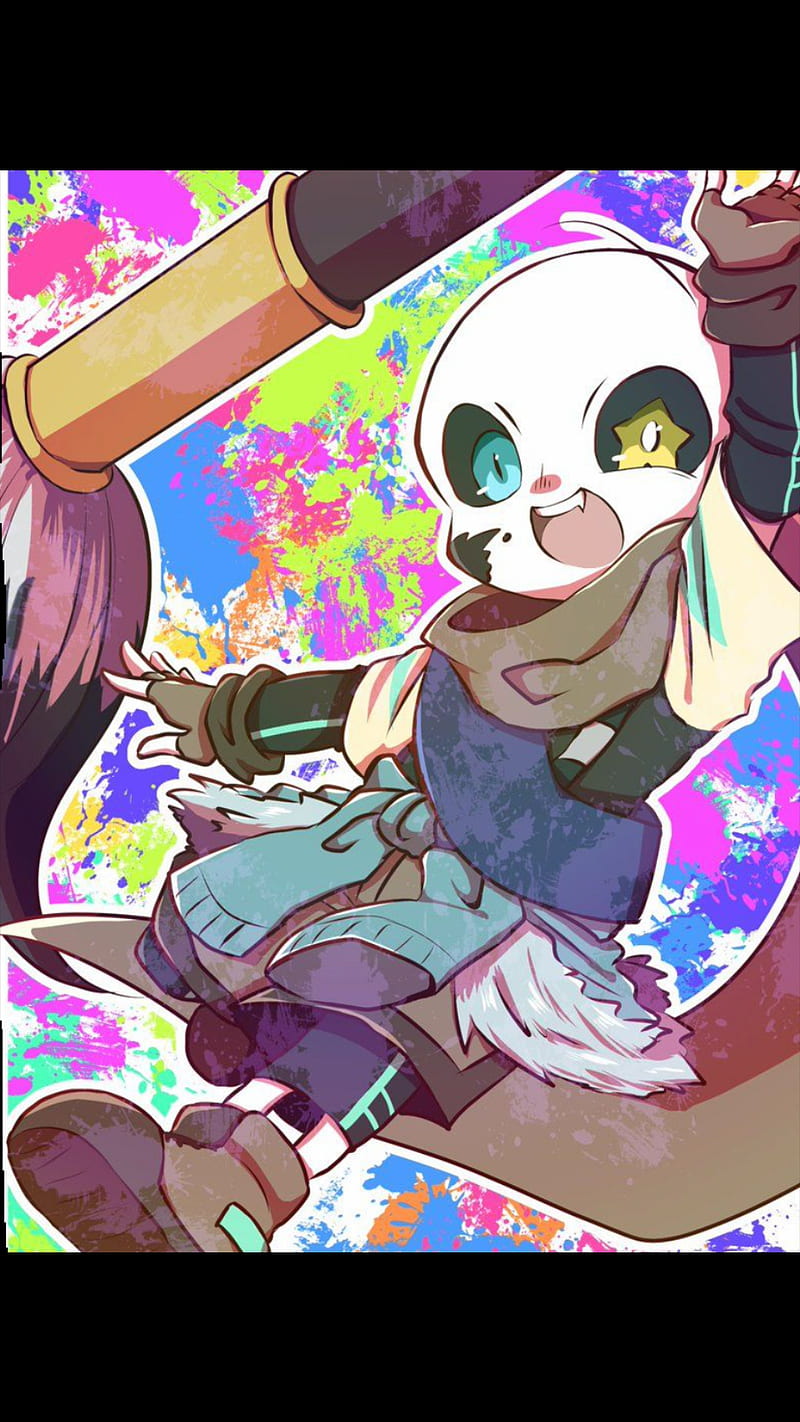 Ink sans, cute, inky, HD phone wallpaper