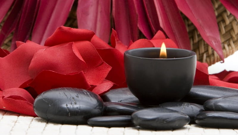 Spa Day, healing, spa, relaxation, reiki, candles, HD wallpaper