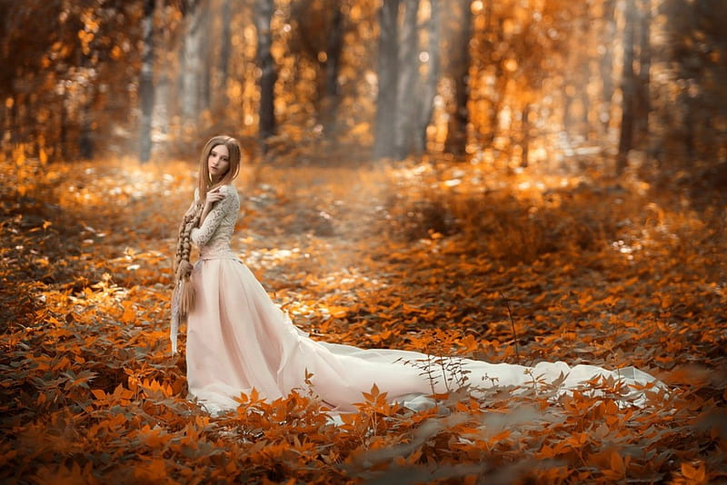 Beauty, autumn, model, soft, lady, HD wallpaper | Peakpx