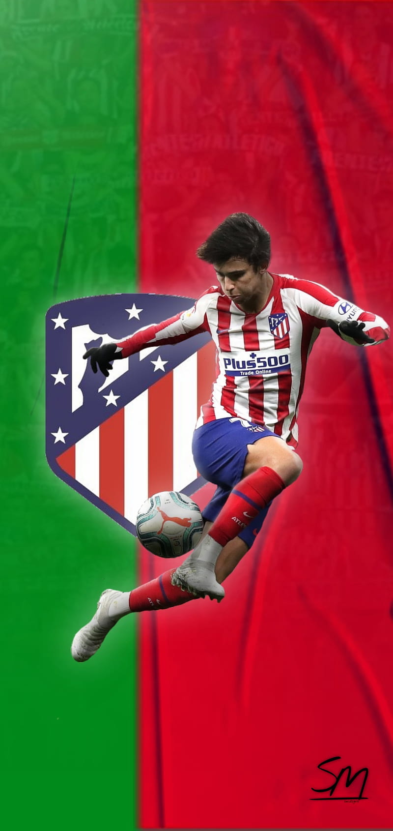 Atletico Joao Felix, football, portugal, HD phone wallpaper