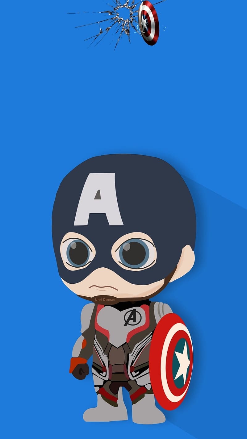 Punch hole, captain america, punch, hole, HD phone wallpaper