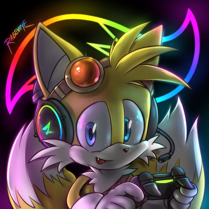 Sergo on Tails prower. Hedgehog art, Sonic art, Sonic fan art, Cute Tails, HD phone wallpaper
