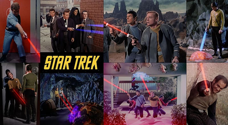 Fire!, Star Trek Hand Phasers, Phasers, Star Trek, Phaser Fire, TOS, HD wallpaper