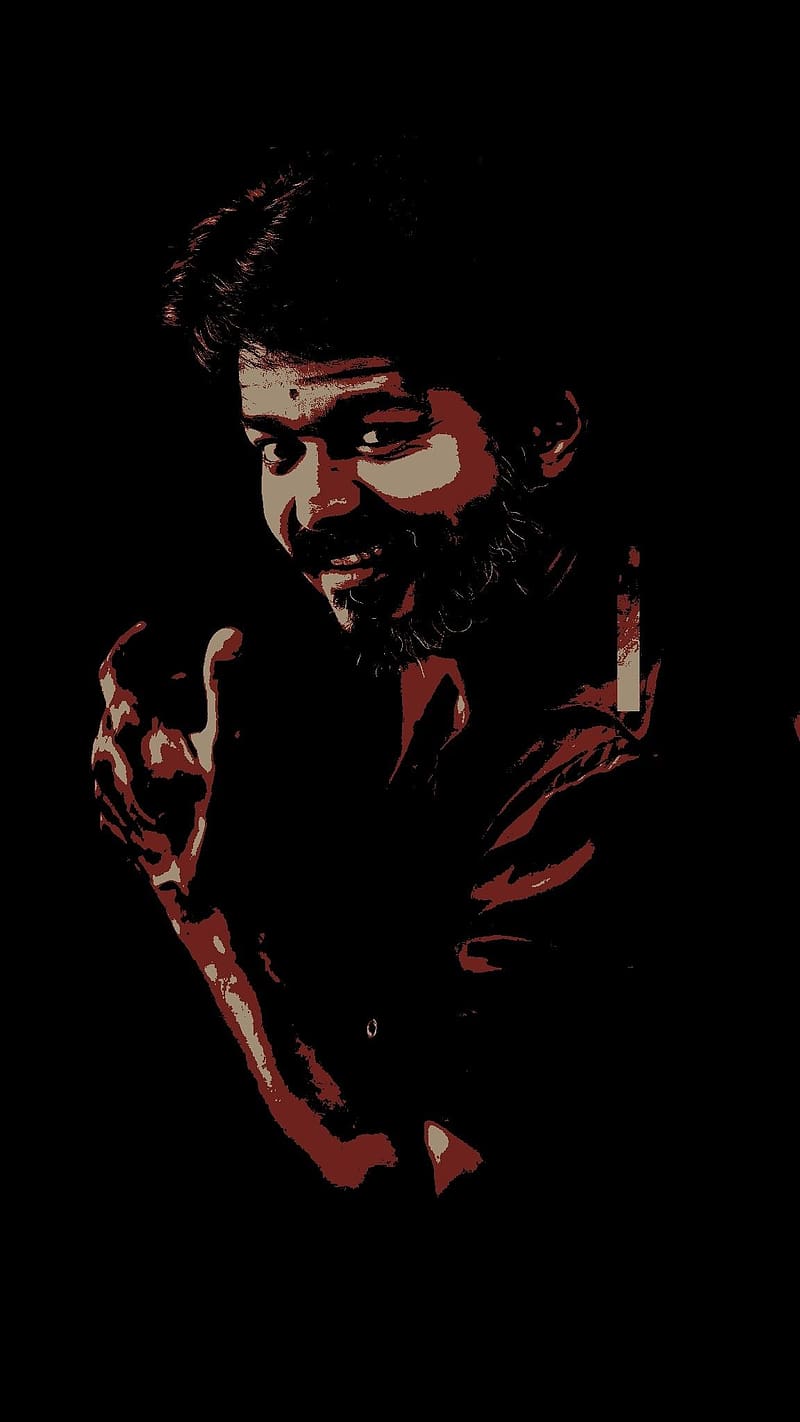 Dark thalapathy, thalapathy, vijay, thalapathy67, varisu, HD phone wallpaper