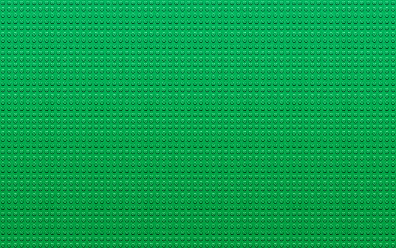 green lego texture, lego background, lego texture, green lego background, constructor texture, HD wallpaper