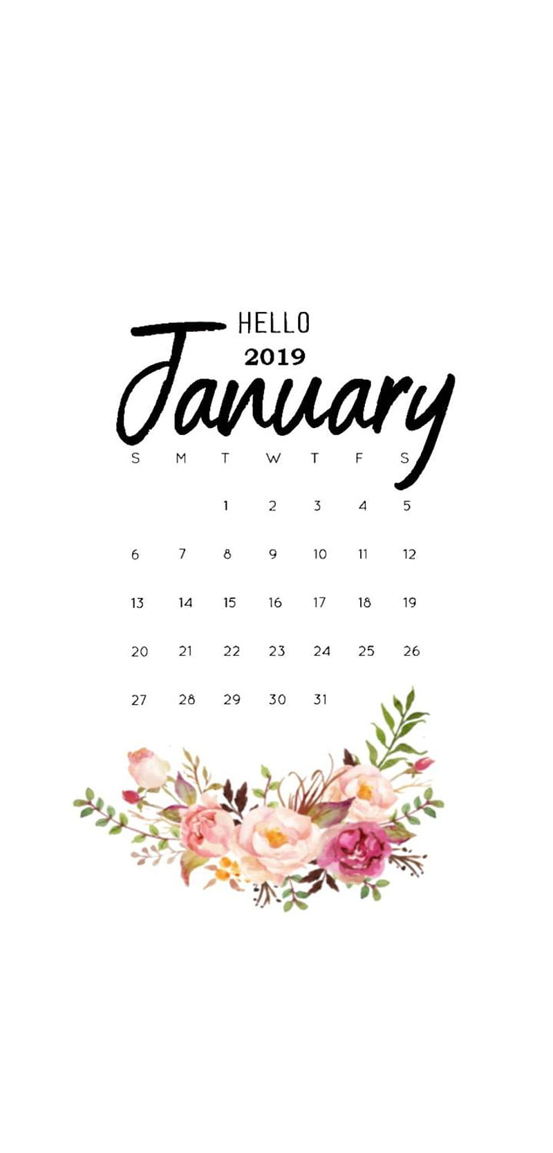 2019 calendar, january, love, painting, thanksgiving, new, year, HD phone wallpaper