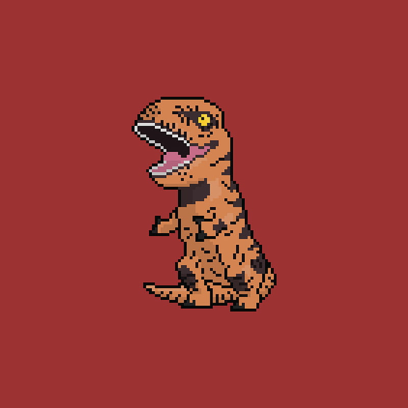 Dinosaur, dinosaurio, skin, t-rex, traje, HD phone wallpaper
