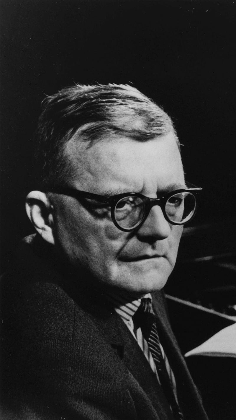 Dmitri Shostakovich, composer, pianist, russian, HD phone wallpaper