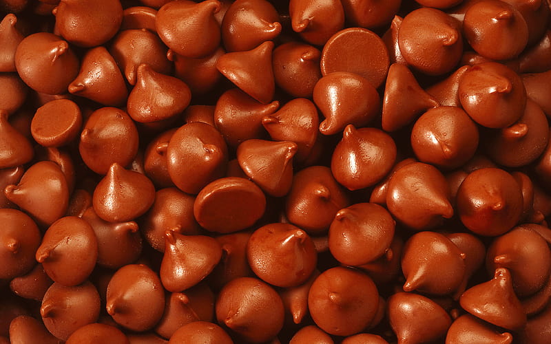chocolate candy texture sweets, candies, chocolate candies, candies textures, macro, background with candies, HD wallpaper