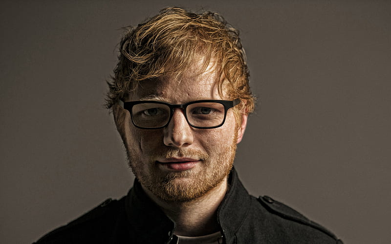 Ed Sheeran, british singer, portrait, hoot, british stars, popular singers, Edward Christopher Sheeran, HD wallpaper