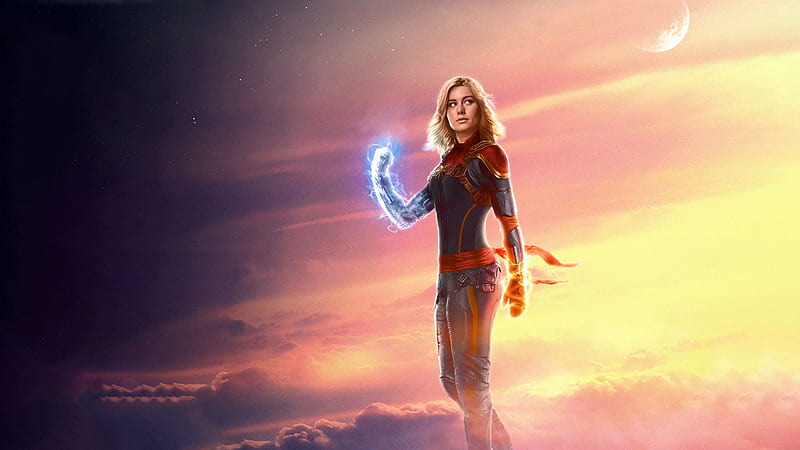 Captain Marvel Brie Larson , captain-marvel, superheroes, HD wallpaper