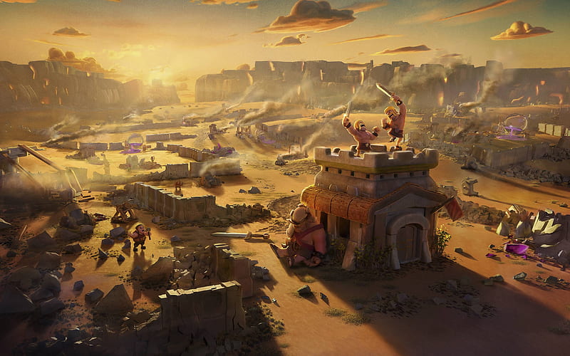 Clash Of Clans After War, clash-of-clans, supercell, games, HD wallpaper