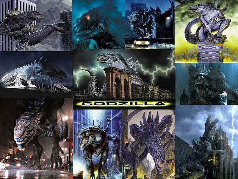 Godzilla, new york, monster, zilla, HD wallpaper
