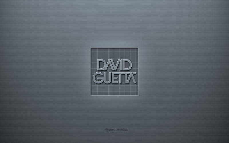 Logo de david guetta, creativo gris, emblema de david guetta, textura de  papel gris, Fondo de pantalla HD | Peakpx