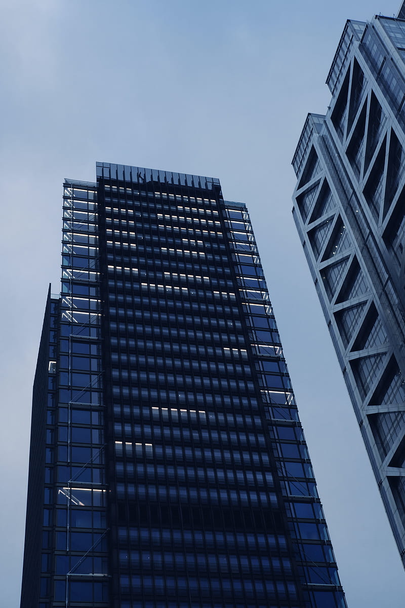 skyscrapers, buildings, architecture, modern, HD phone wallpaper