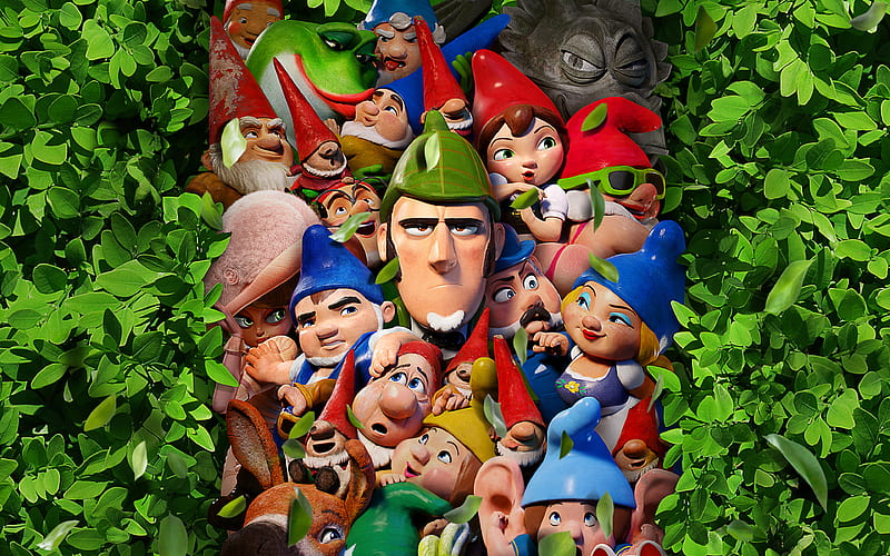 Sherlock Gnomes 2018 movie, 3D-animation, HD wallpaper