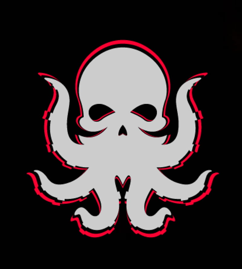 Kraken, skull, logo, monster, HD phone wallpaper | Peakpx