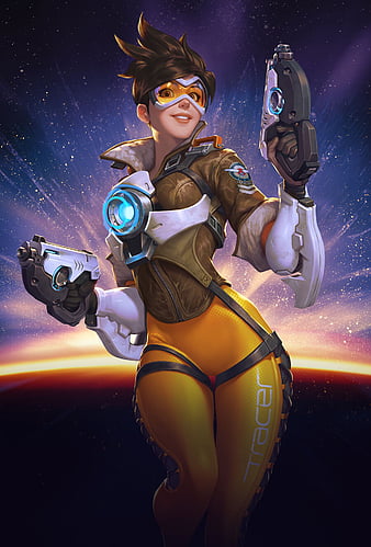 Overwatch - Tracer Wallpaper by MikoyaNx