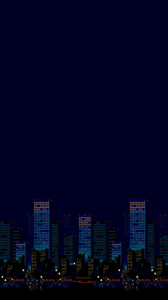 Download 8 Bit Neon City for desktop or mobile device. Make your device  cooler and more beautiful.