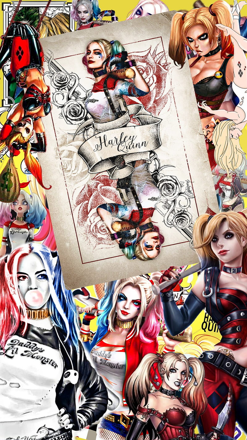 The Harley Realm, clown, criminal, harley quinn, HD phone wallpaper