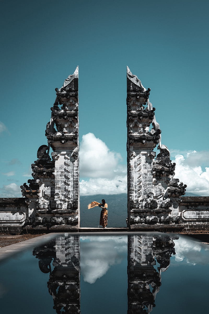 Bali gate Indonesia, architecture, bali, building, earth, indonesia,  natural, HD phone wallpaper | Peakpx