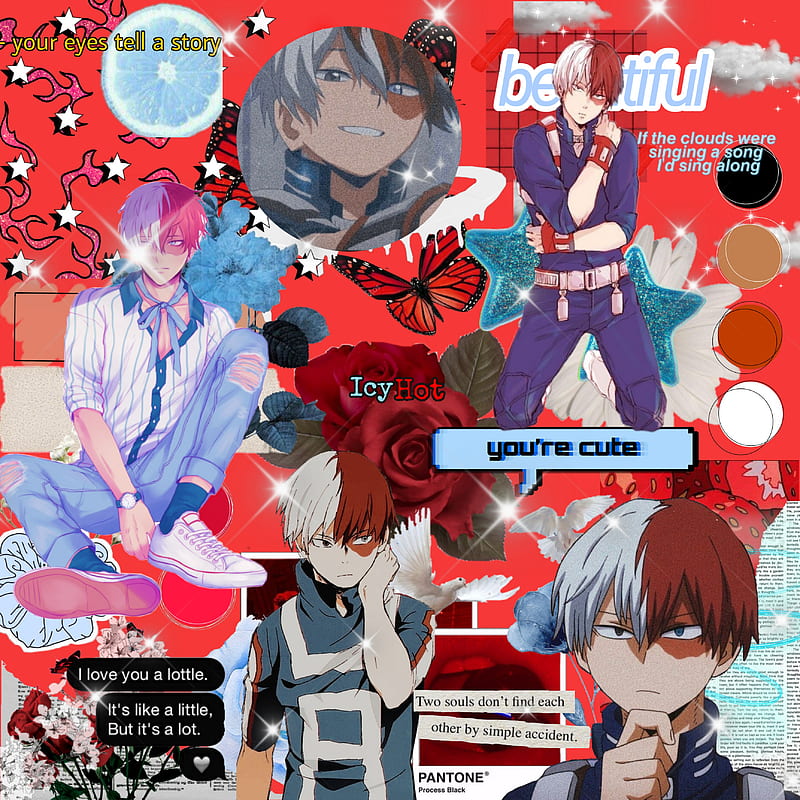 todoroki wallpaper  Wallpapers bonitos, Animes wallpapers, Anime