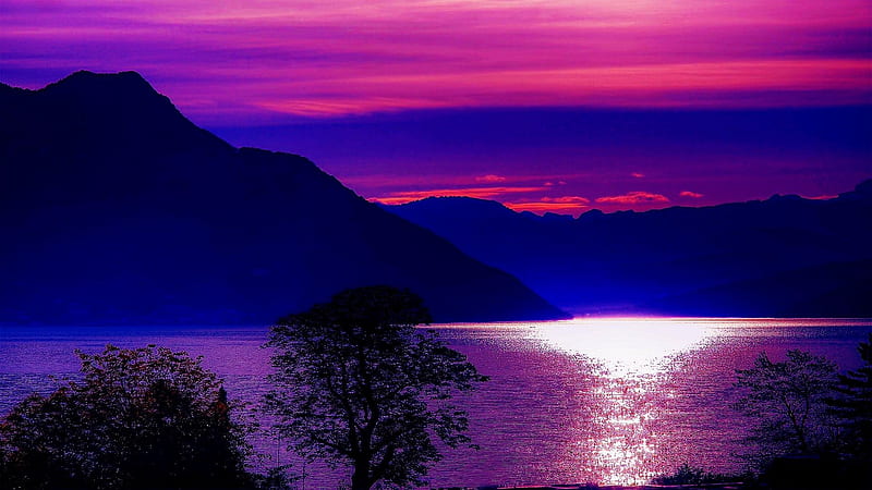 Reflecting Lake, mountains, nature, reflection, sky, lake, HD wallpaper ...