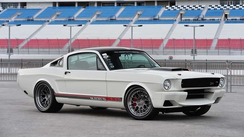 1965 Blizzard Mustang, Classic, White, Ford, Muscle, HD wallpaper