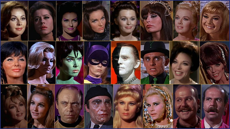 Actors in Both Batman '66 and Classic Star Trek, Batman, Classic Star Trek, Batgirl, Riddler, Star Trek, Catwoman, HD wallpaper